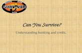 Can You Survive? Understanding banking and credit.