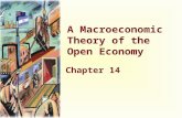 A Macroeconomic Theory of the Open Economy Chapter 14.