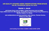 AIR QUALITY STUDIES USING OBSERVATIONS FROM SPACE Daniel J. Jacob and funding from NASA ACMAP, NASA GTCP, EPRI with Easan Drury (now at NERL), Folkert.