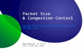 Packet Size & Congestion Control draft-briscoe-tsvwg-byte-pkt-mark-02.txt draft-briscoe-tsvwg-byte-pkt-mark-02.txt Bob Briscoe, BT & UCL IRTF ICCRG Mar.