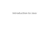 Introduction to Java. Overview History of Java Java Releases - Evolution Java Features Java White Paper Buzzwords Java & Internet