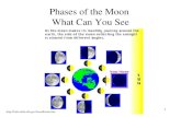 1 Phases of the Moon What Can You See .