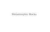 Metamorphic Rocks. مقدمه تعریف دگرگونی (Metamorphism) اولین بار در سال 1820 توسط باوه به کار رفت دگرگونی عبارت است از