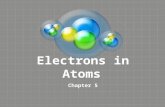 Electrons in Atoms Chapter 5. Light and Quantized Energy Objectives Compare the wave and particle models of light Define a quantum of energy and explain.