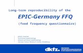 EPIC-Germany FFQ Jakob Linseisen Nutritional Epidemiology Division of Cancer Epidemiology German Cancer Research Centre, Heidelberg (food frequency questionnaire)