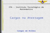 Cargas na Aterragem Cargas em Aviões ITA – Instituto Tecnológico de Aeronáutica.
