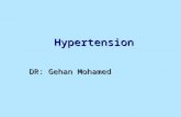 Hypertension DR: Gehan Mohamed. Arteriolosclerosis (Hypertension)  When we diagnose hypertension? –When there is Persistent elevation of the blood pressure.