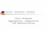 פיתוח מערכות מידע Class diagrams Aggregation, Composition and Generalization.