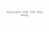 Galaxies and The Big Bang. What are galaxies? How do they relate to the Big Bang Theory? Galaxies formed from the gas, dust, and matter propelled into.