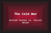 The Cold War United States vs. Soviet Union. Conference at Yalta Germany divided into 4 zones controlled by USA, USSR, Britain and France. USSR felt that.