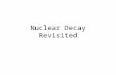 Nuclear Decay Revisited. Enter the probability to decay in a time unit – approximately 0.083 for Iodine 131 to decay in one day. Also make a row of day.