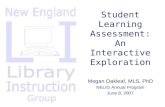 Student Learning Assessment: An Interactive Exploration Megan Oakleaf, MLS, PhD NELIG Annual Program June 8, 2007.