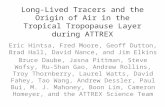 Long-Lived Tracers and the Origin of Air in the Tropical Tropopause Layer during ATTREX Eric Hintsa, Fred Moore, Geoff Dutton, Brad Hall, David Nance,