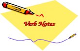 Verb Notes. Action Verb An action verb is a word that describes what someone or something does. An action verb names an action. Example: attract, reach,