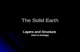 The Solid Earth Layers and Structure (Intro to Geology)
