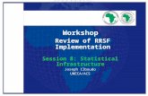 Session 8: Statistical Infrastructure Joseph Ilboudo UNECA/ACS Workshop Review of RRSF Implementation