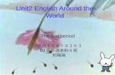 Unit2 English Around the World The first period ２００３０６１４２６３ 03 级外语本科６班 刘瑞瑞.