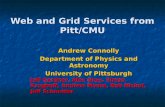 Web and Grid Services from Pitt/CMU Andrew Connolly Department of Physics and Astronomy University of Pittsburgh Jeff Gardner, Alex Gray, Simon Krughoff,