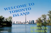 (Wikipedia) HISTORY OF THE TORONTO ISLANDS The Toronto Islands are sand bars that came from the Scarborough Bluffs brought by the westward currents.