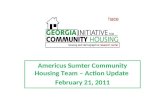 Americus Sumter Community Housing Team – Action Update February 21, 2011.