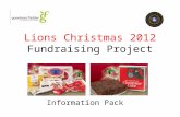 Lions Christmas 2012 Fundraising Project Information Pack.