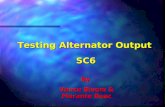 Testing Alternator Output By Vance Bloom & Florante Boac SC6.