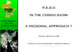 THE FORESTS OF THE CONGO BASIN R.E.D.D IN THE CONGO BASIN A REGIONAL APPROACH ? Gamboa, March 12, 2009 KASULU Vincent, MASSARD K. MAKAGA Etienne ____________________.