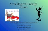 Archeological Findings Report The Big Brained Mohenjodarians Morgan Severson Kendra Wolfgram Jacob Eckmann.