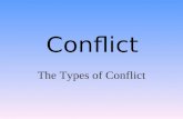 Conflict The Types of Conflict. The Four Types of Conflict Teaching.