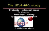 The SToP-BPD study Systemic Hydrocortisone To Prevent Bronchopulmonary Dysplasia in preterm infants Initiation visit.