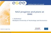EGEE-II INFSO-RI-031688 Enabling Grids for E-sciencE  NA2 progress and plans at BME I. Szeberényi Budapest University of Technology and.