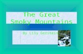 The Great Smoky Mountains By Lily Gerstein. Location Region-Southeast States-Tennessee and North Carolina Capitals-Nashville and Raleigh Longitude-86.227°W.