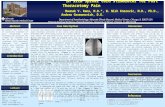 In Situ Spinal Cord Stimulator for Post Thoracotomy Pain Maunak V. Rana, M.D.*, N. Nick Knezevic, M.D., Ph.D., Andrew Germanovich, D.O. Department of Anesthesiology,
