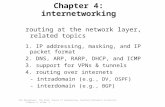 Don Montgomery, CSE 4344, School of Engineering, Southern Methodist UniversityChapter 4, slide 1 routing at the network layer, related topics 1. IP addressing,