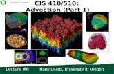 Hank Childs, University of Oregon Lecture #6 CIS 410/510: Advection (Part 1)