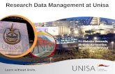 Research Data Management at Unisa Makaba Macanda, Modiehi Rammutloa Modiehi Rammutloa Ronell Bezuidenhout.