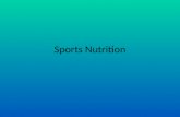 Sports Nutrition. Why is Sports Nutrition Important Training causes added stress to the body Increased nutritional demands when training Better nutrition.