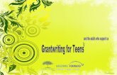 Agenda Presenter: Tatiana Christian, Greening Forward Grantwriting Intern Grantwriting can be daunting, but Greening Forward youth have a few tips to.