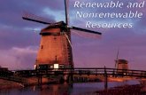Renewable Resources animals in the ocean die A renewable resource is replenished by natural processes. Examples of Renewable Resources solar radiation.