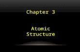 Chapter 3 Atomic Structure. Chapter 3 Section 2 Atomic Structure.