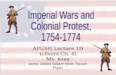 APUSH Lecture 1D (c0vers Ch. 4) Ms. Kray some slides taken from Susan Pojer.