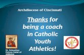 Archdiocese of Cincinnati St. Sebastian Patron Saint of Athletes