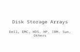 Disk Storage Arrays Dell, EMC, HDS, HP, IBM, Sun, Others.