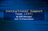 Instructional Support Team (IST) By Kelli Reisinger Unit 13 Presentation.