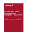 Bioinformatics and Biostatistics in Limagrain / Biogemma JOBIM Conference, July 2015.