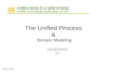 The Unified Process & Domain Modeling 中国科学技术大学软件学院 孟宁 2011 年 10 月.