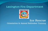 Ice Rescue Orientation & Annual Refresher Training