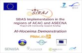1 SBAS Implementation in the regions of ACAC and ASECNA Project with Community research funding Al-Hoceima Demonstration.