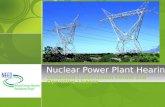 Nuclear Power Plant Hearing Combined Construction Permit and Operating License.