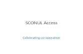 SCONUL Access Celebrating co-operation. About us 174 member institutions Only 3 eligible HE institutions have not joined 172 Band A 152 Band B 152 Band.